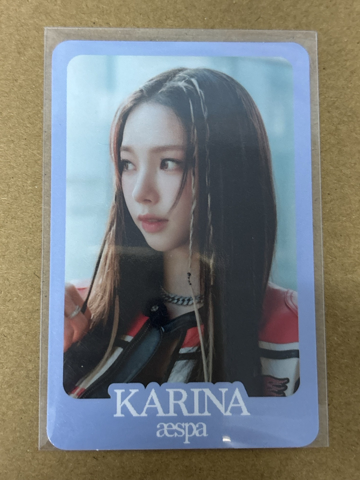 aespa Karina 柚子 ctmi 隨機卡 藍版柚