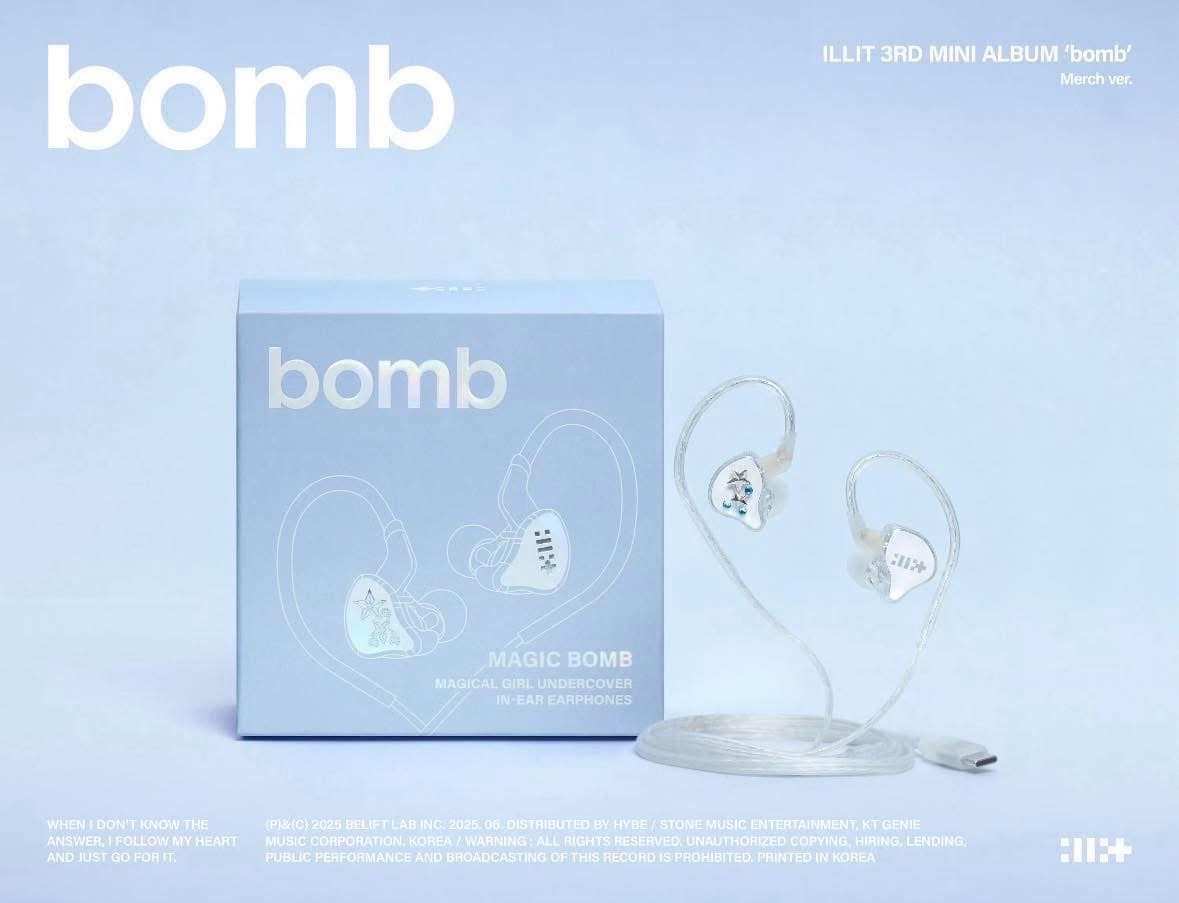 illit 아일릿 bomb(Merch ver.) 耳機專全專