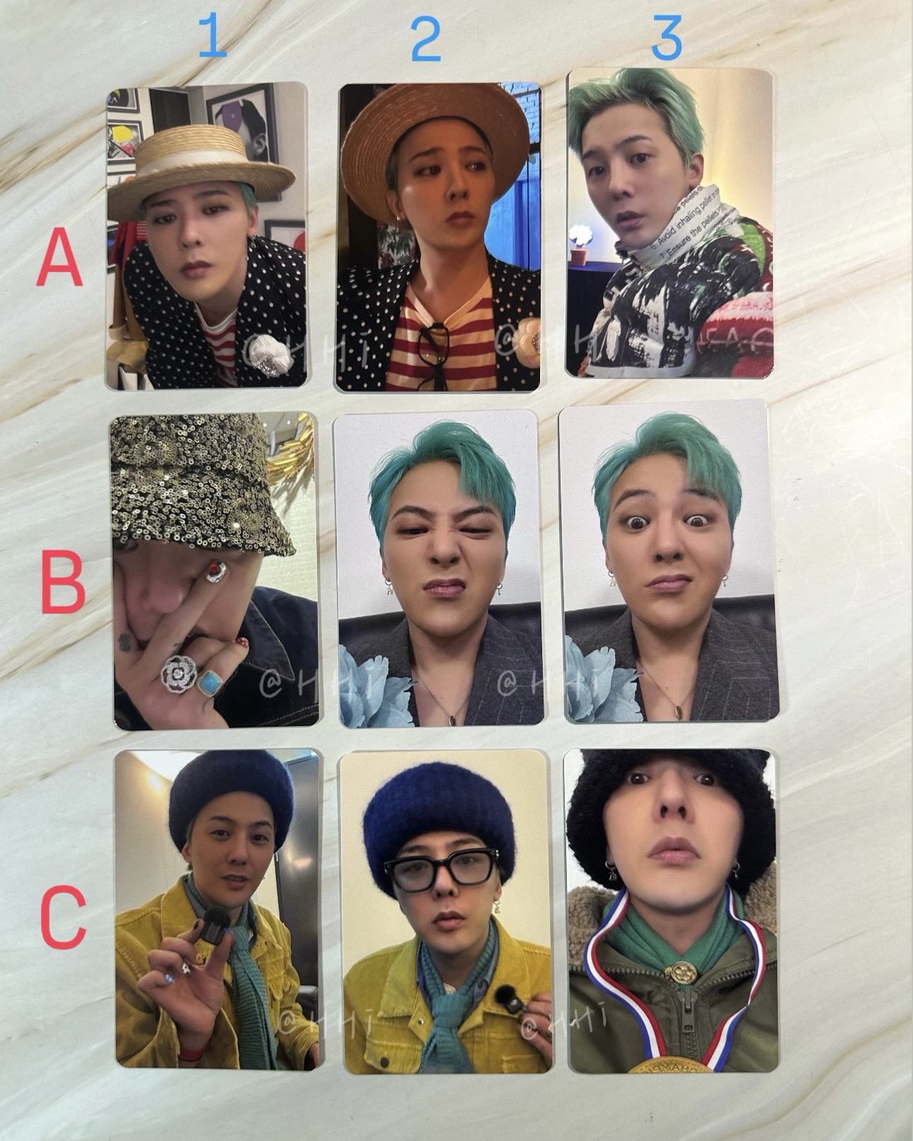 GD演唱會Übermensch周邊小卡