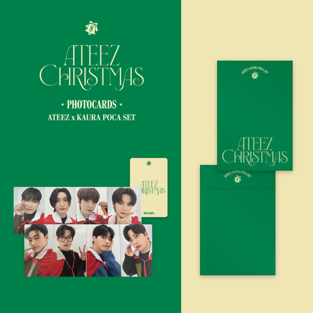 ATEEZ x KAURA 2023 Christmas Photo Card Set
