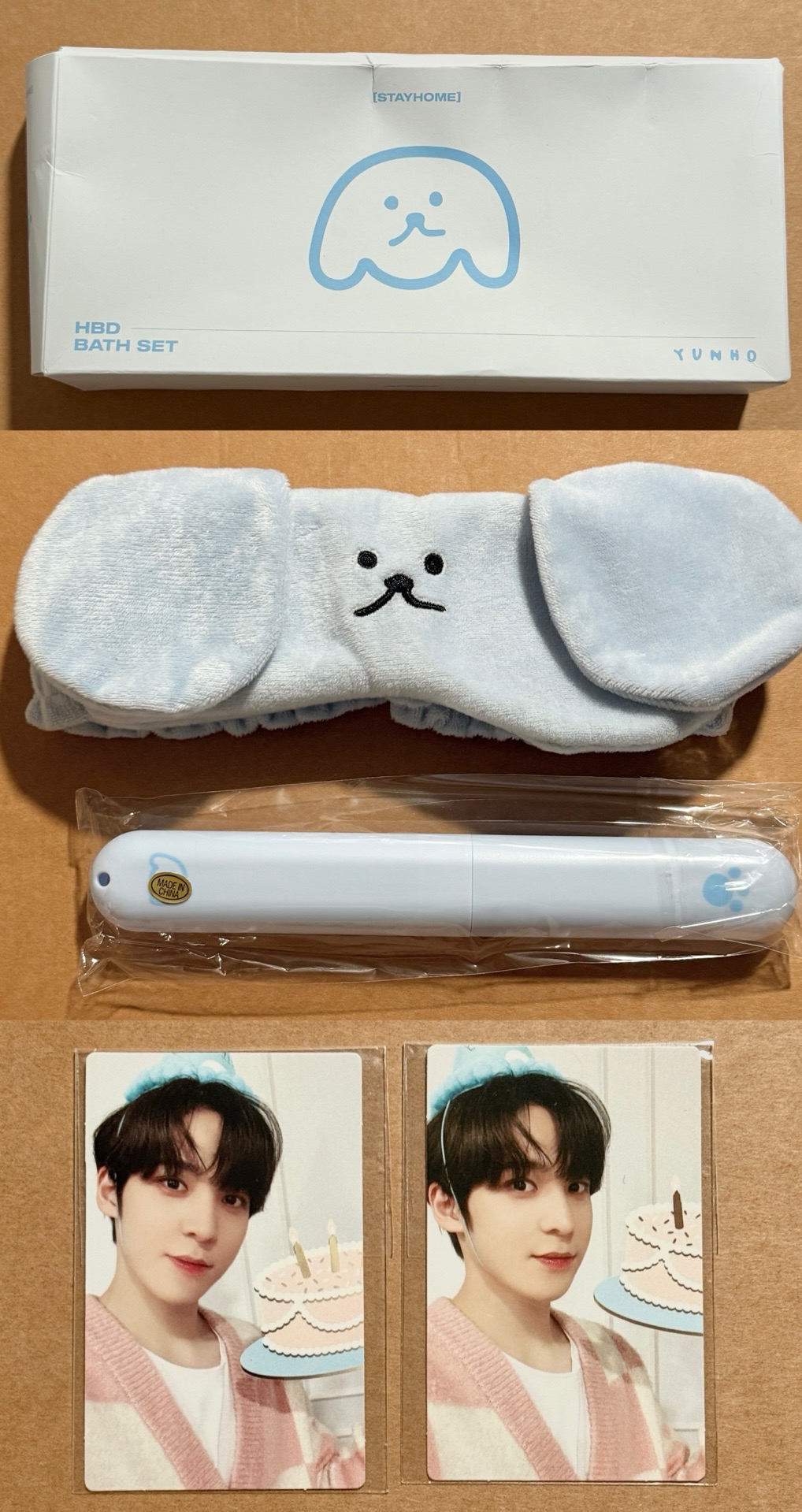 2022 潤浩 生日MD [STAYHOME] ATEEZ HBD BATH SET - YUN HO 整組