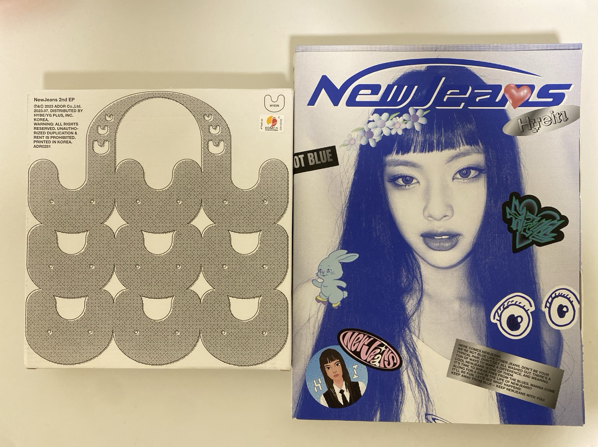 NJZ Hyein空專 出道藍書 get up包專