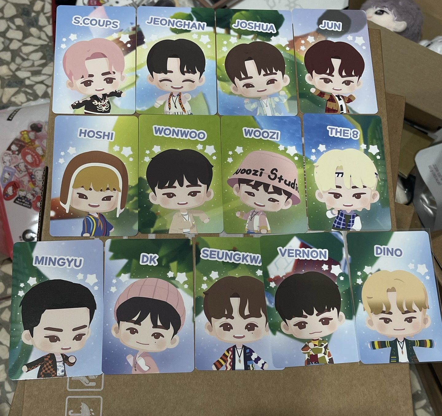 seventeen 遊戲卡