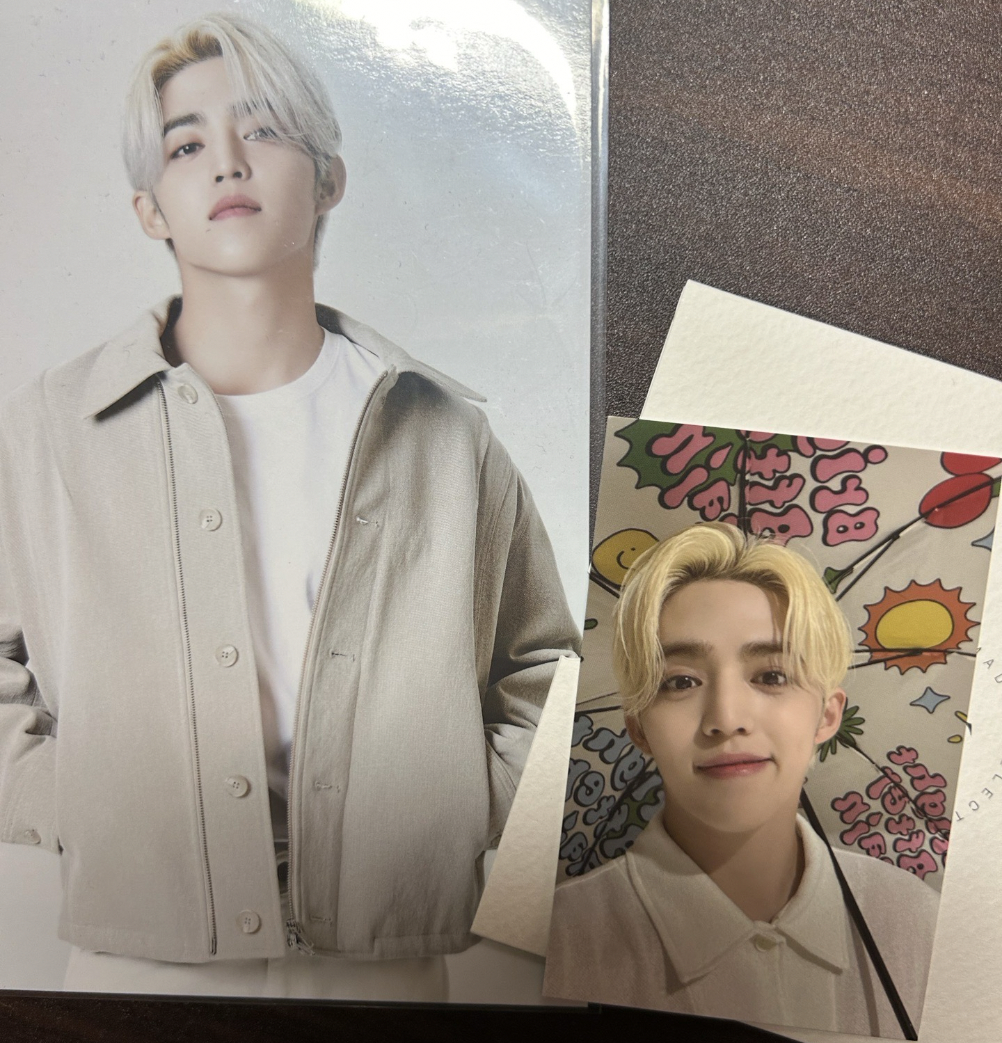 💝在和傘底下💝 金髮勝哲 雨傘小卡