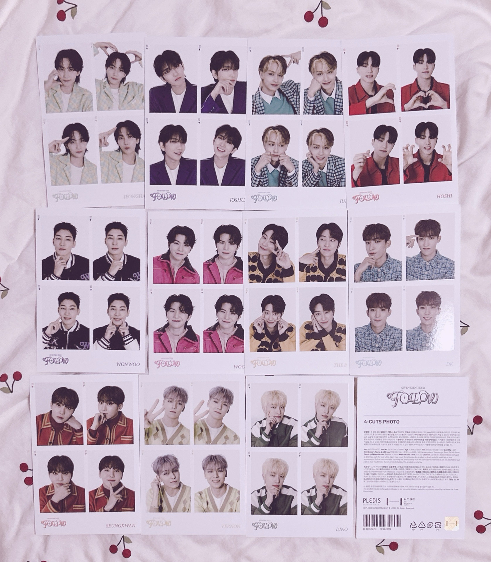 SEVENTEEN FOLLOW 人生四格 明信片