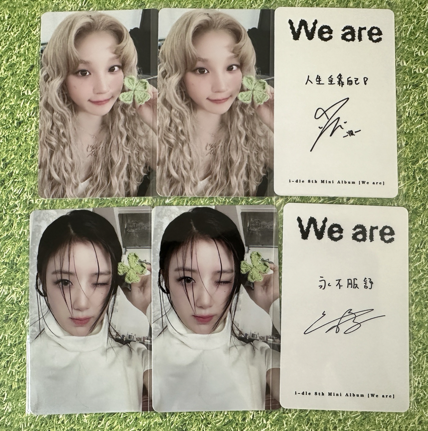 I-DLE 泡泡摩奇1.0A版 中文卡背