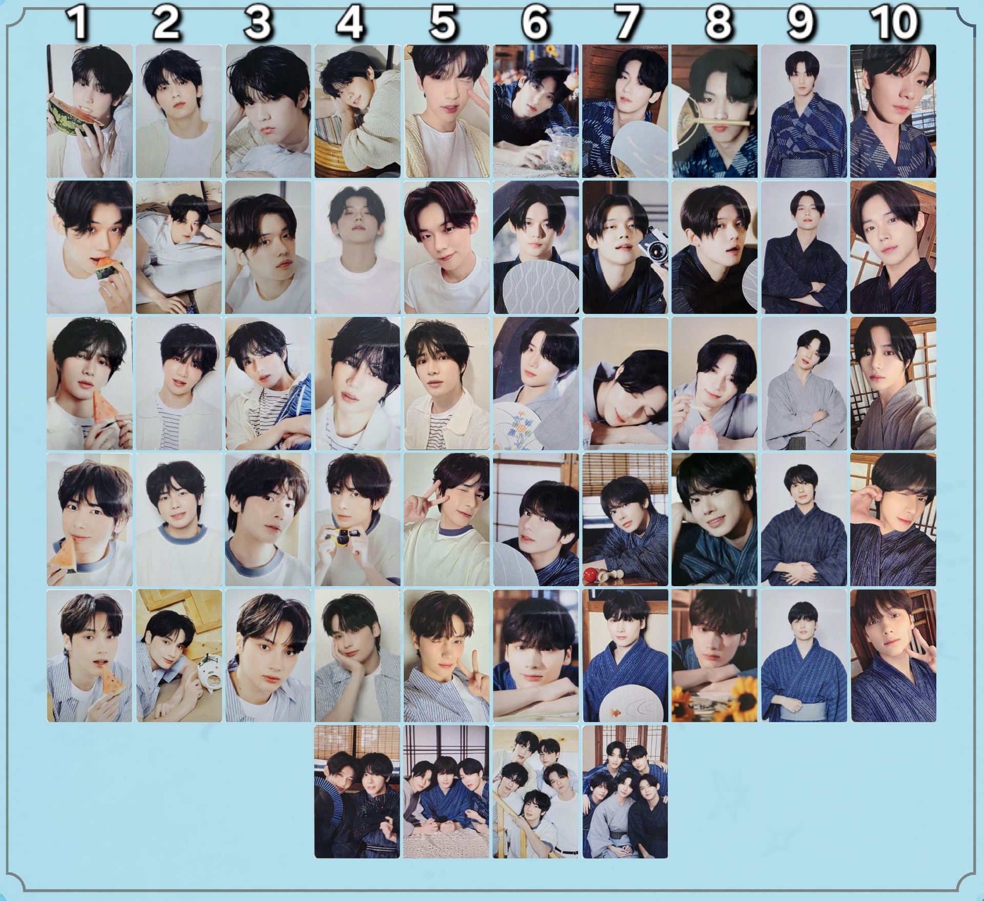 TXT SUMMER TOGETHER 隨機小卡