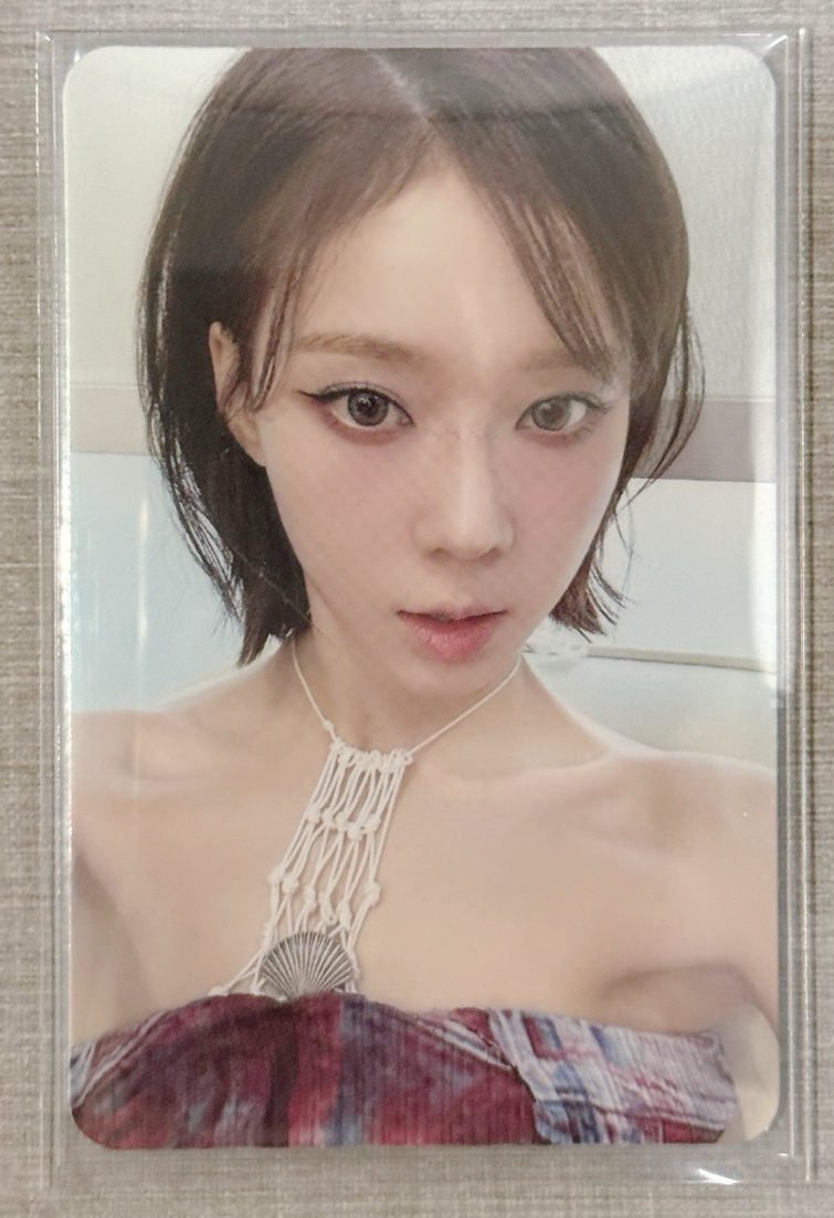 aespa My World 冬 粉版 隨機卡