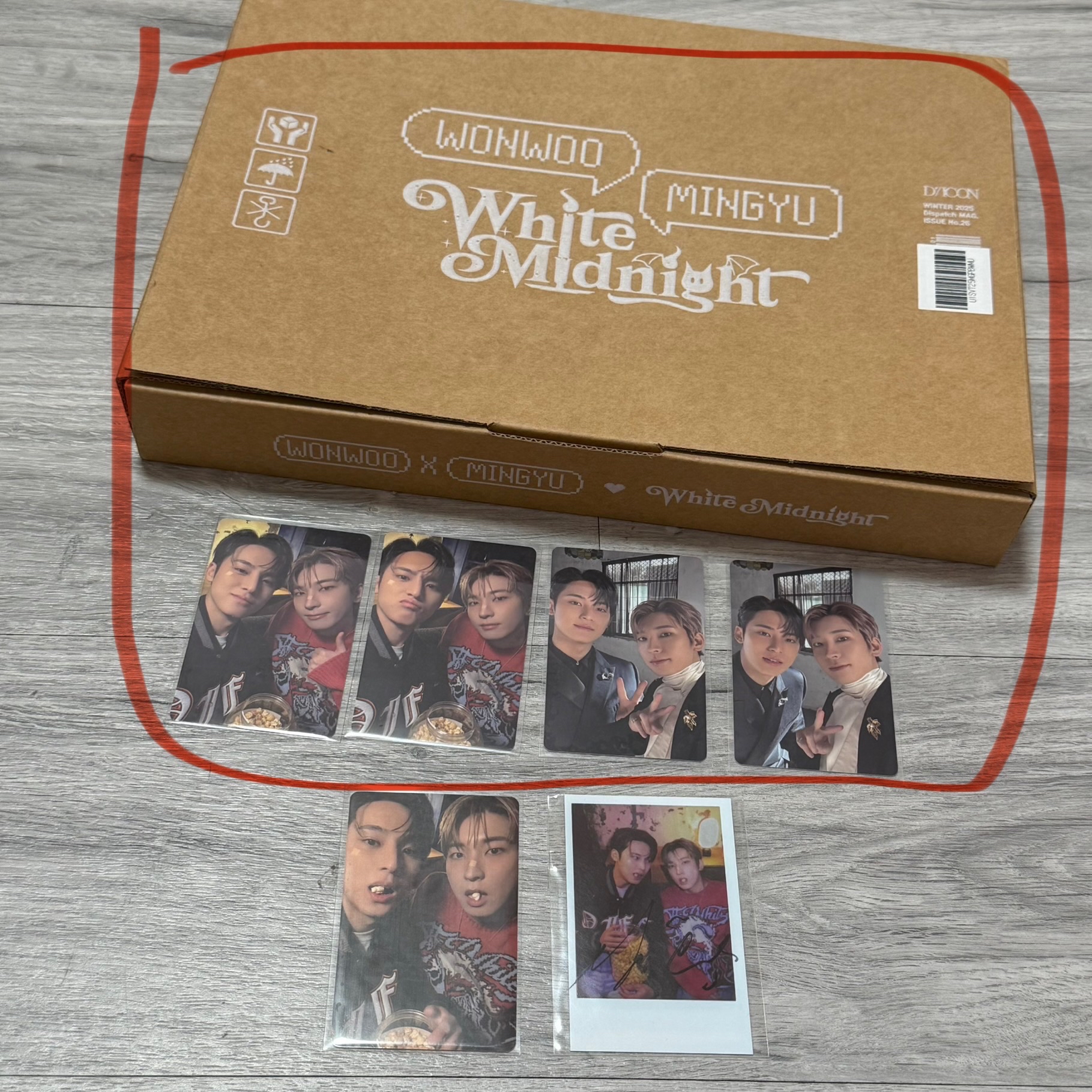 d社珉佑寫真全套+wvs特典卡+kakao特典拍立得