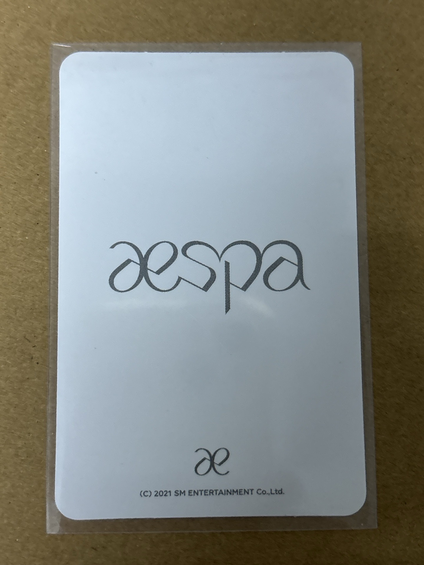 aespa Karina 柚子 Black Mamba 周邊卡 貼紙柚