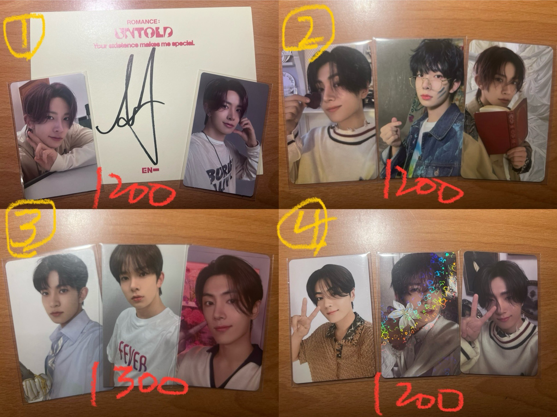 enhypen羲星小卡、娃娃、親簽