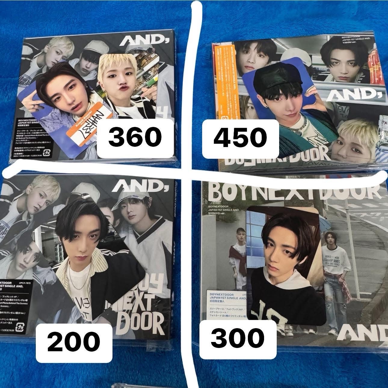 boynextdoor 日專 專卡 + 專 