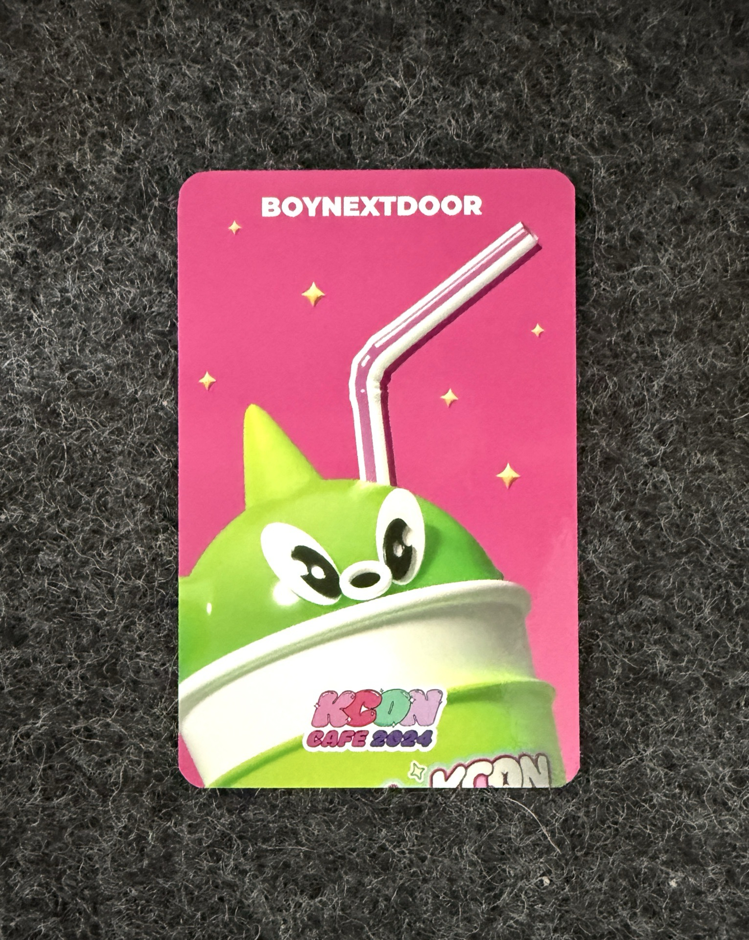 ✴️ 24 kcon cafe 咖啡滿額卡 漢東旼