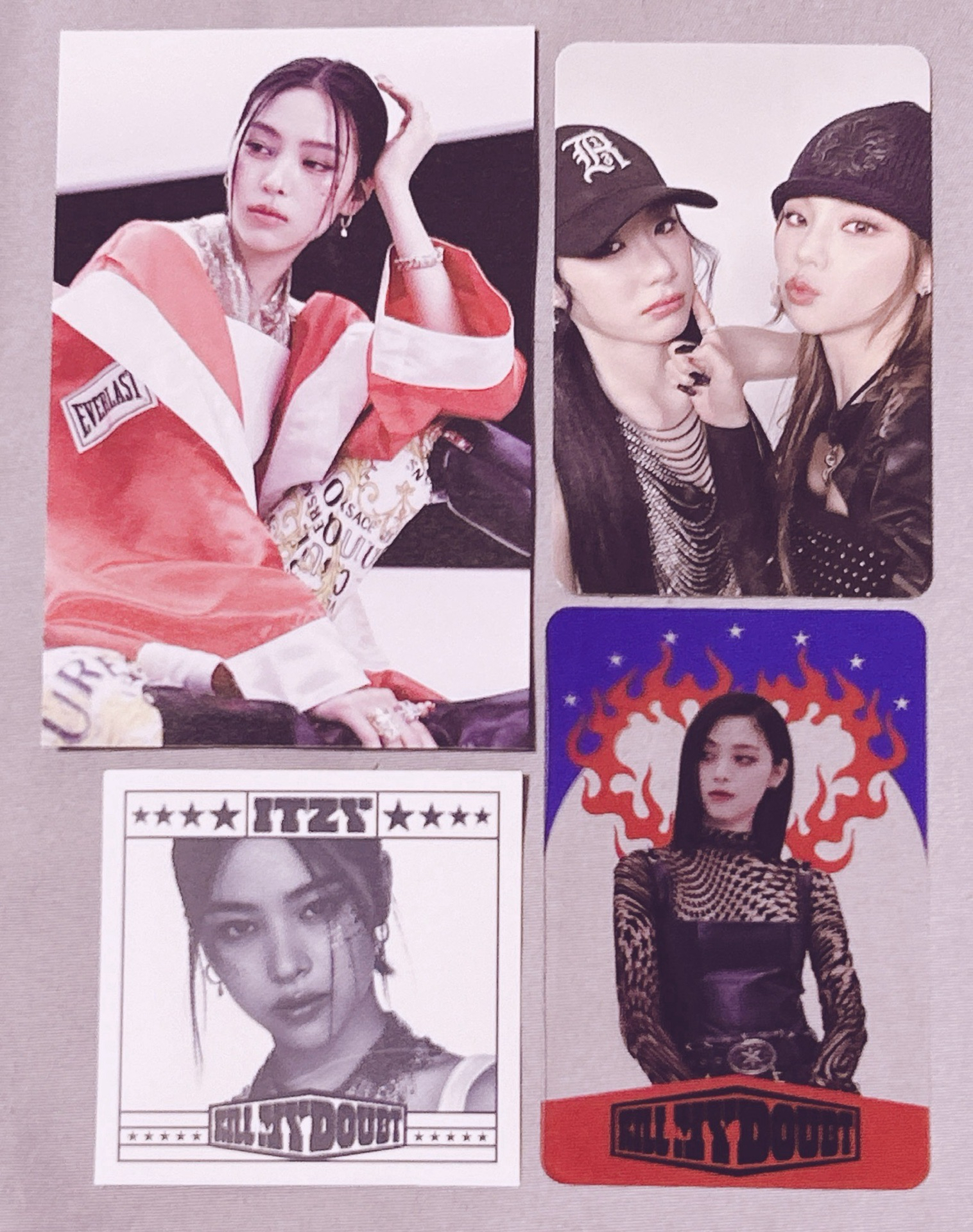 ITZY KILL MY DOUBT 專輯 隨機物 預購透卡 明信片