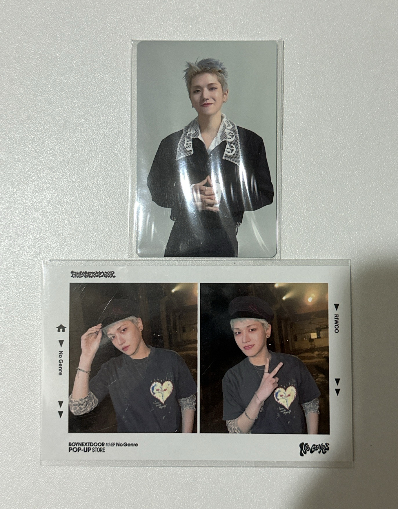 NO GENRE 快閃 李常赫 RIWOO 滿額卡 兩宮格卡