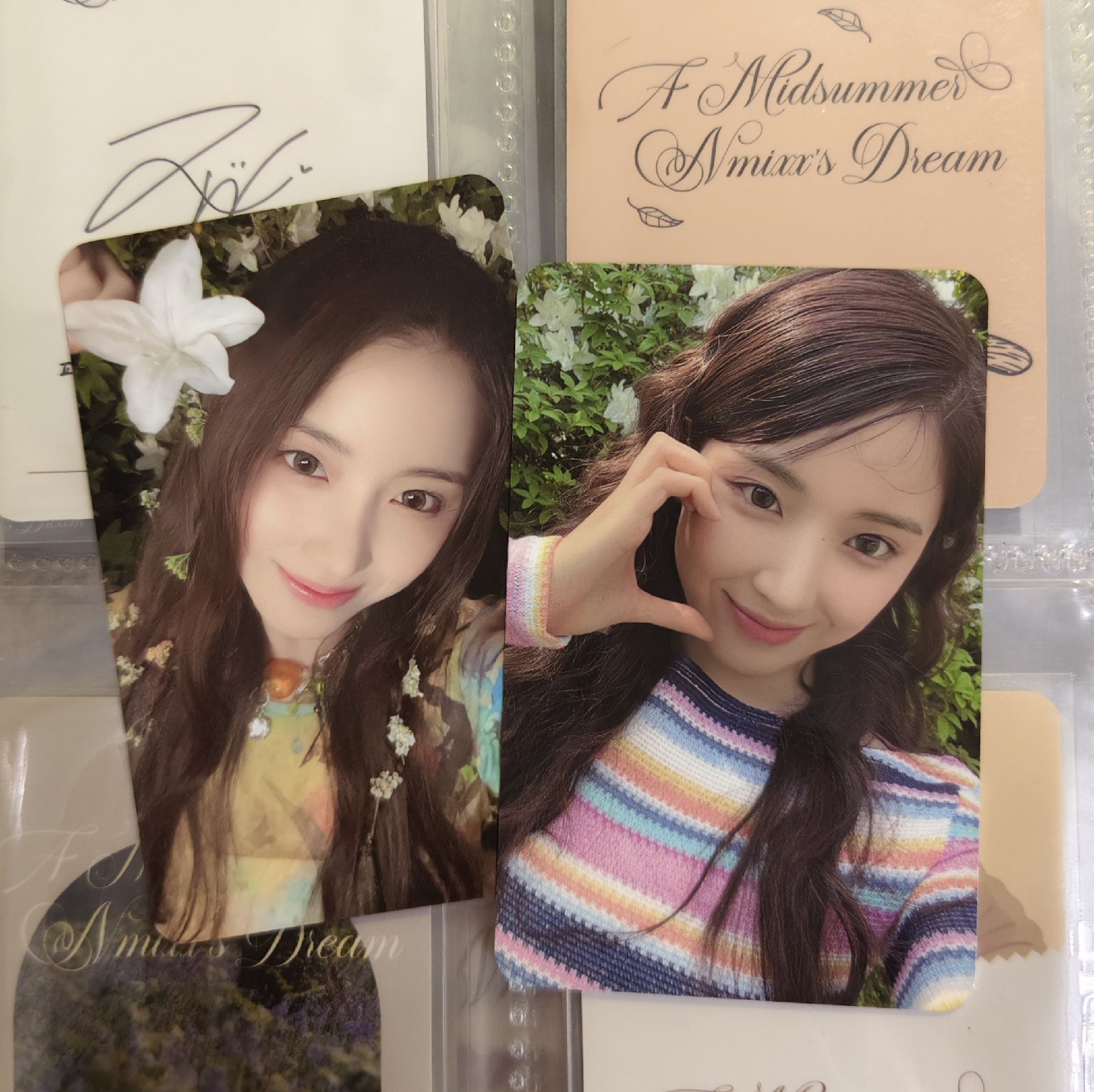 仲夏夜 Jiwoo貼紙卡