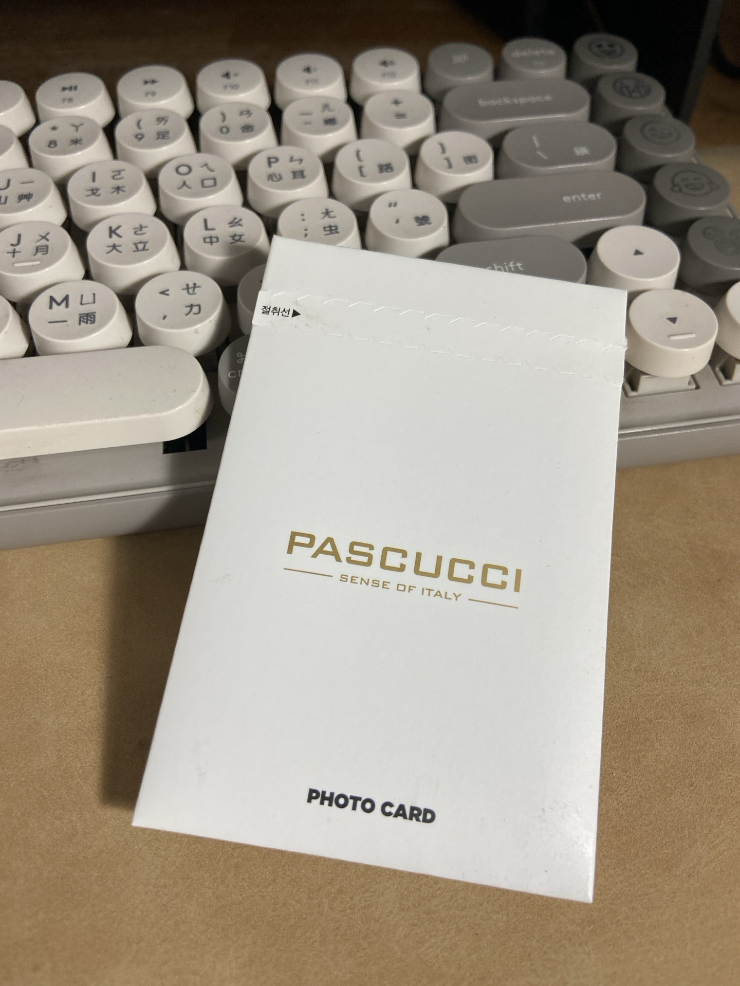 aespa Karina pascucci代言卡一組 整組未拆