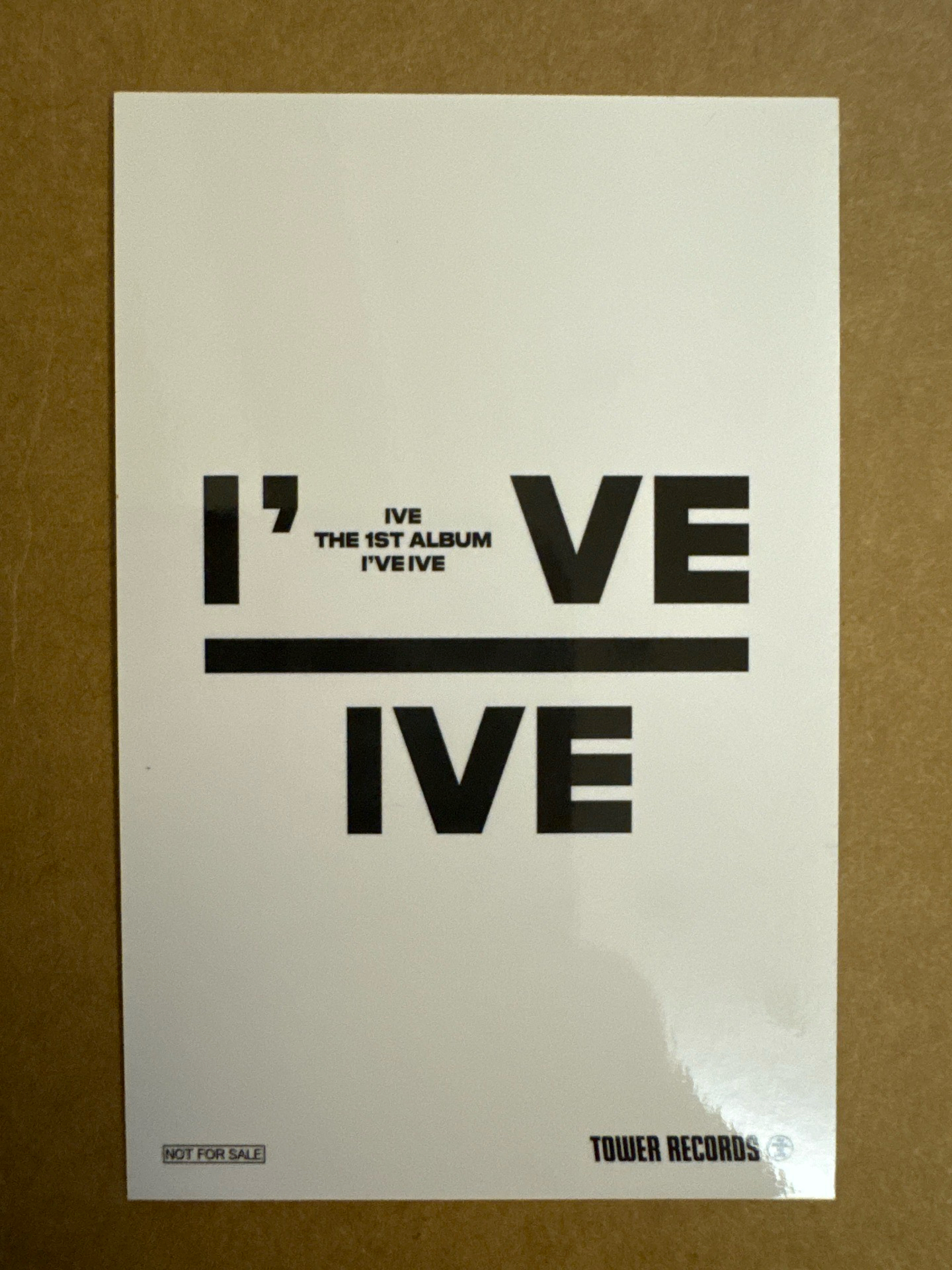I've IVE 塔店 特典卡 瑞