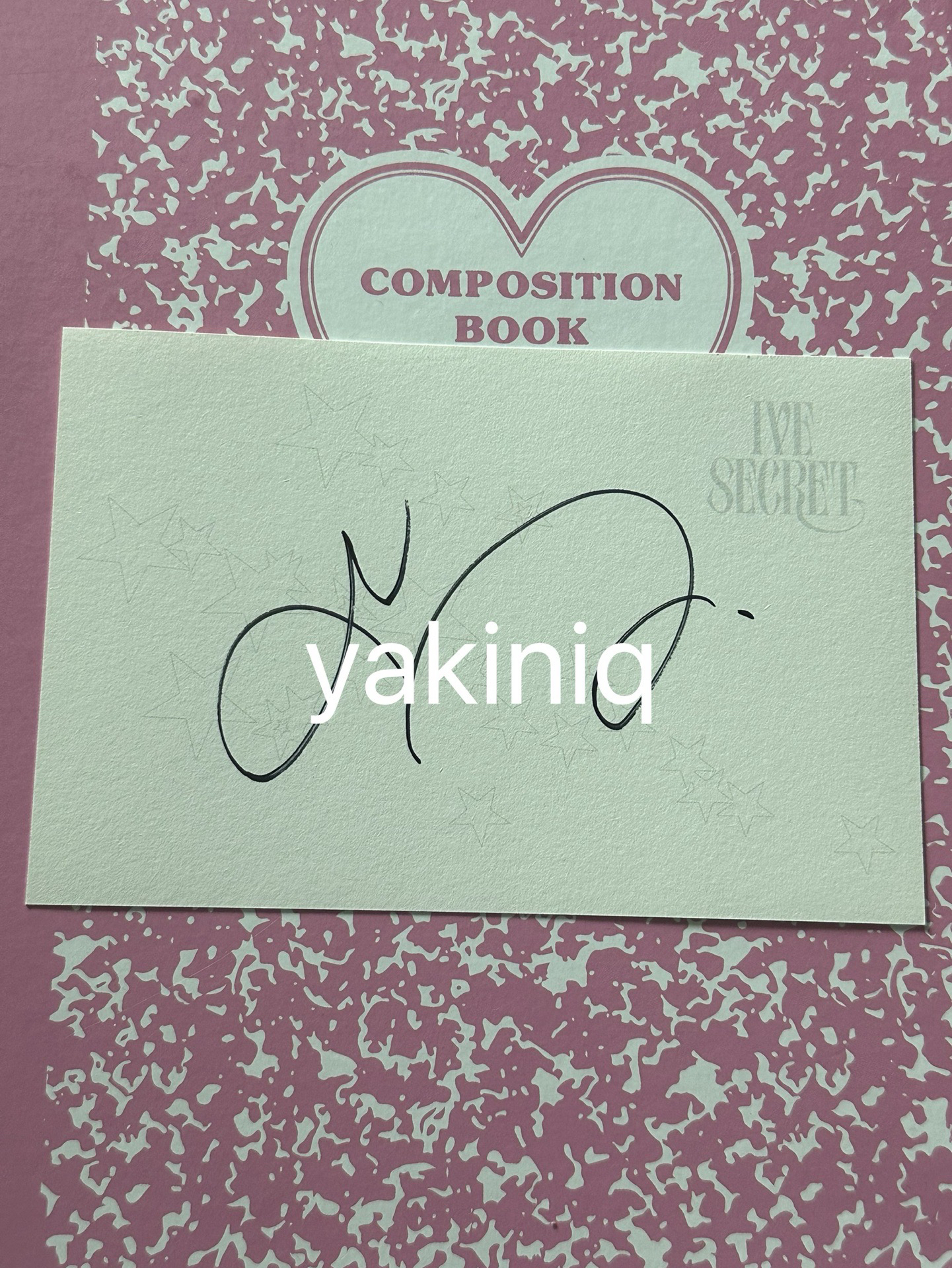 REI美國親簽明信片