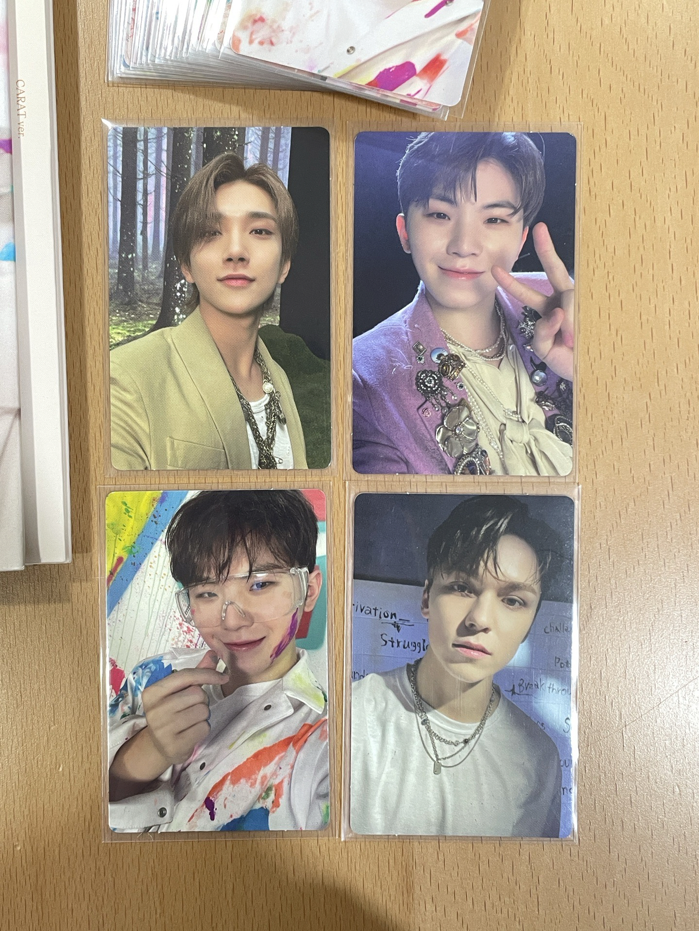 Seventeen正規四 Jun油彩克拉盤