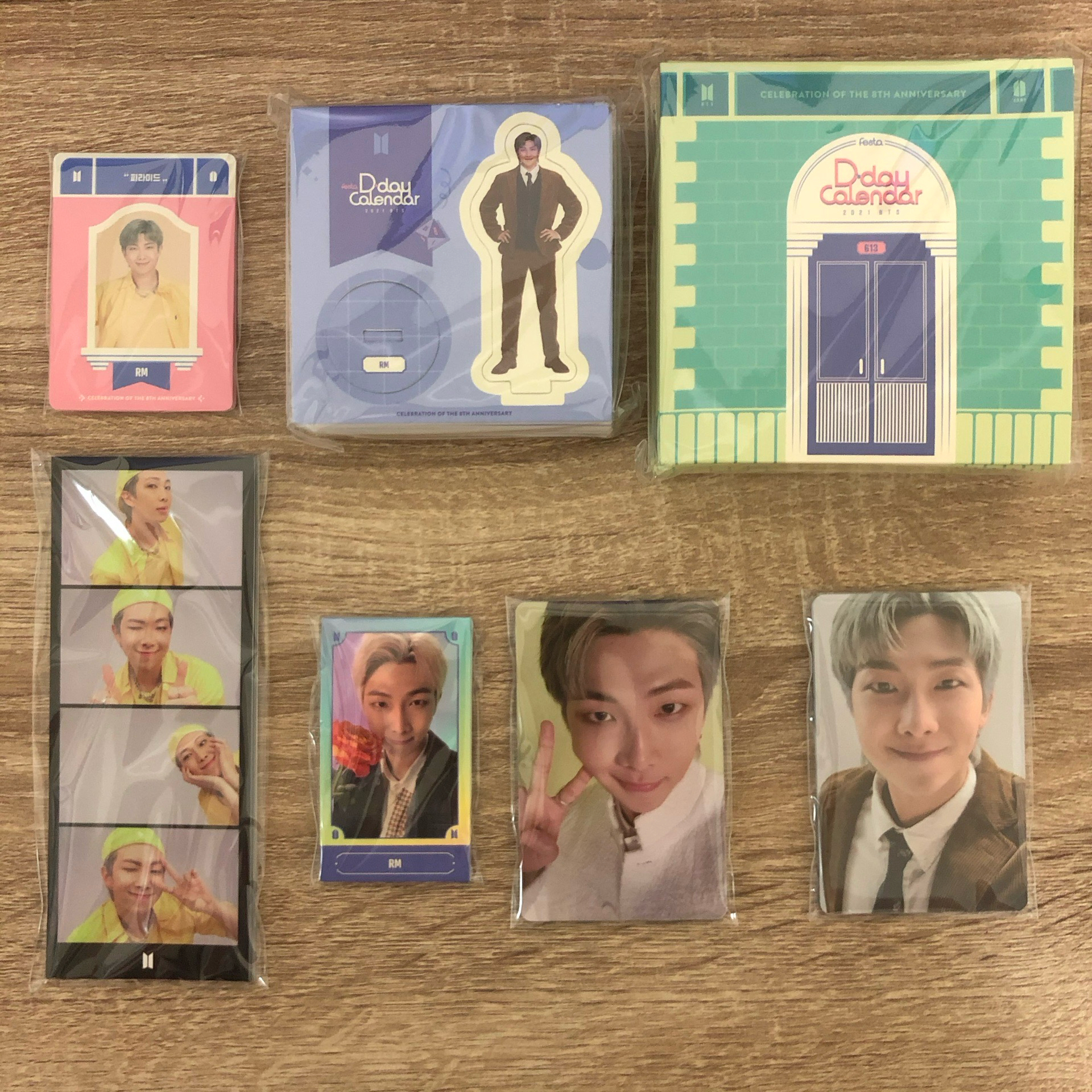 BTS 防彈少年團 8週年 倒數日曆 D-Day Calender 拆售