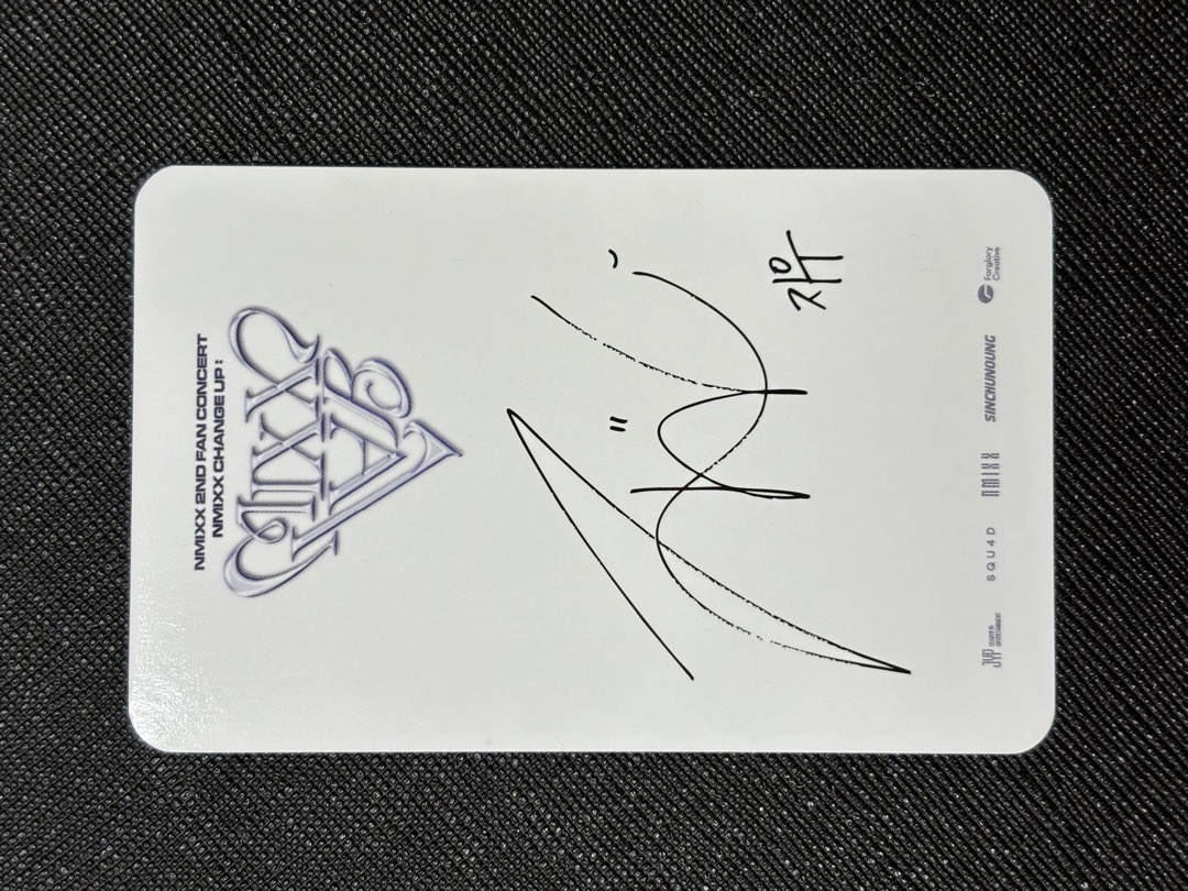 NMIXX 2ND FAN CONCERT IN TAIPEI Day 2 入場卡 友