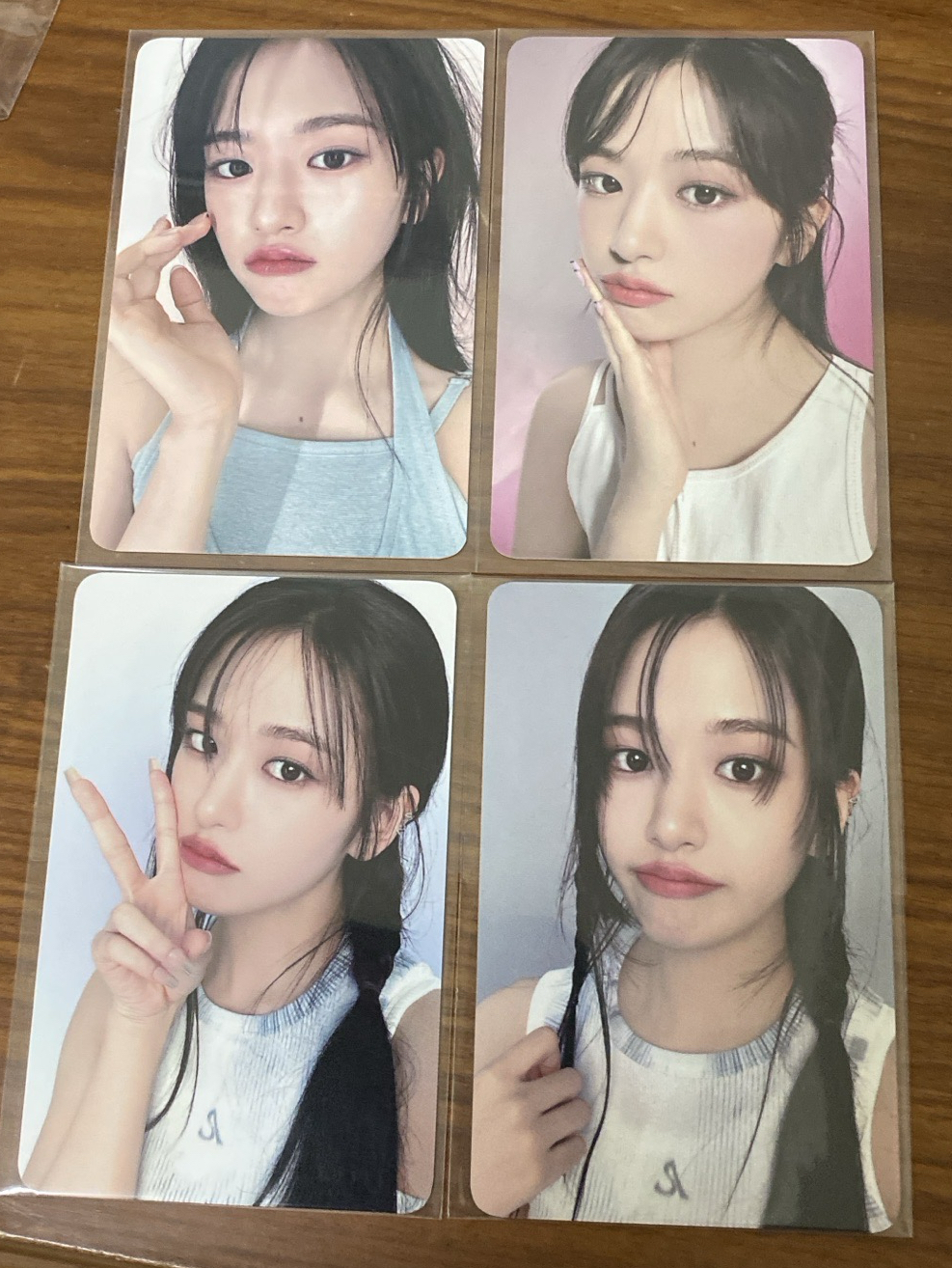 IVE Yujin 安俞真 CLIO 代言卡 四張一組