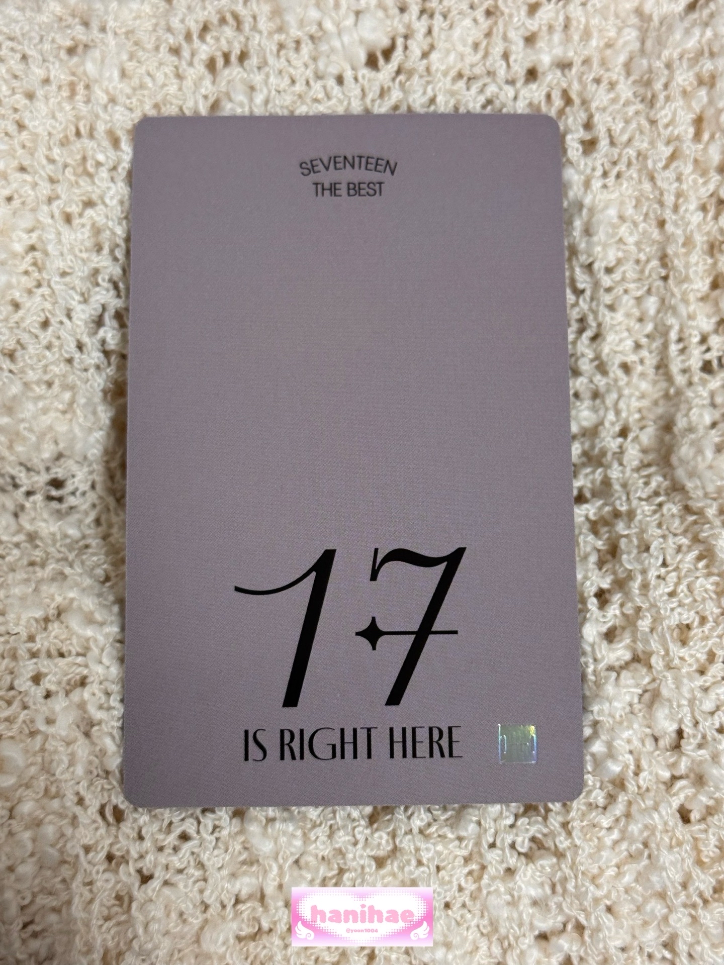 DINO 李燦 精選專 M2U特典卡