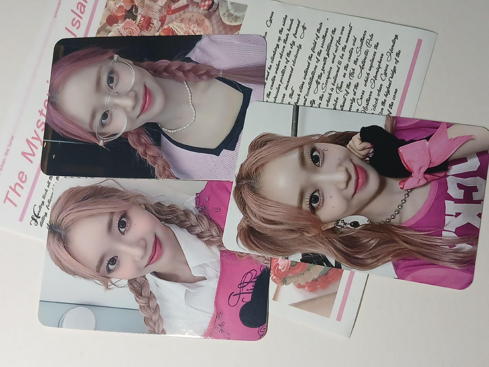 STAYC Teddy bear 粉髮特典／幸運卡