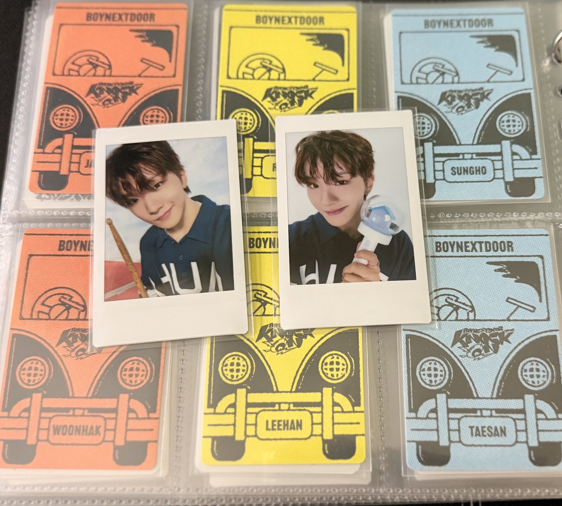 Knock On 巡迴 隨機卡 拍立得一組