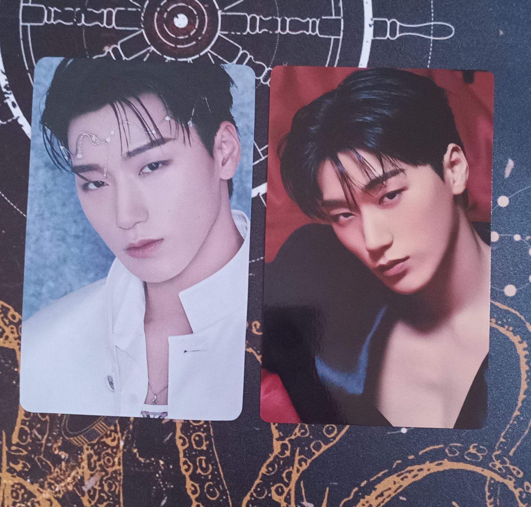 ATEEZ 傘 SAN 日本塔店+樂天通路 特典 小卡 二張合售