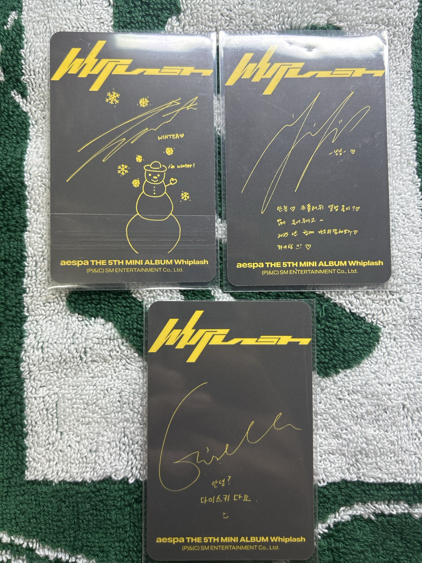 aespa Whipflash 電子專小卡