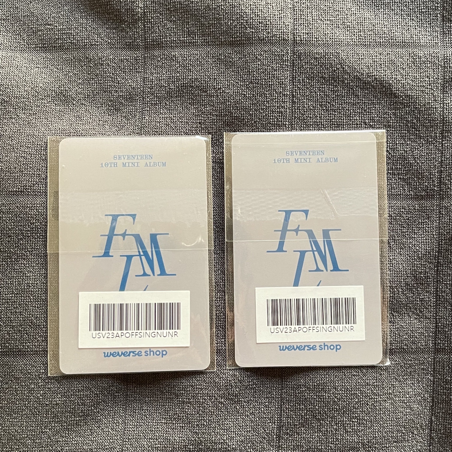 迷你10 順榮 俊輝 wvs簽售特典卡