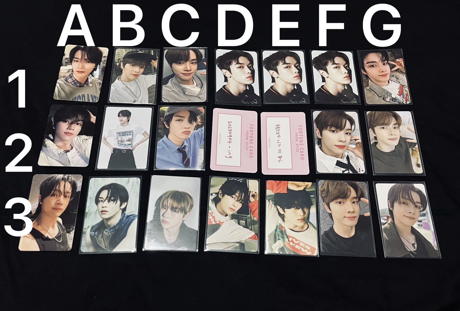 RIIZE 成燦SUNGCHAN小卡