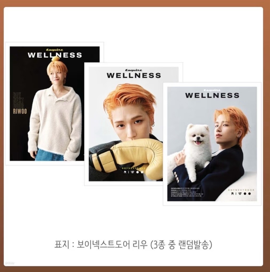 ESQUIRE KOREA 30週年 Riwoo個人雜誌封面