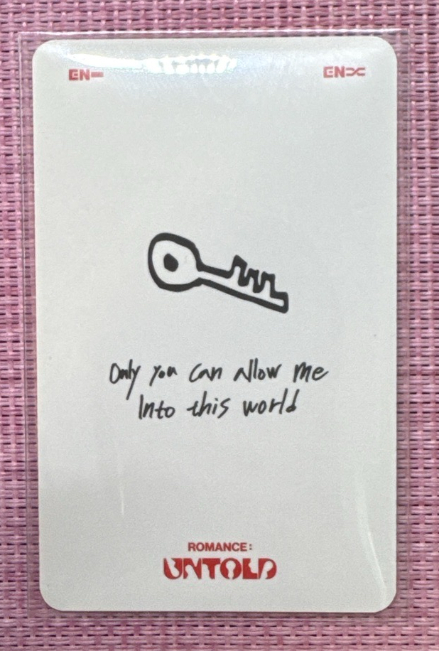 正二丨SC入場卡丨訓（手寫卡背）