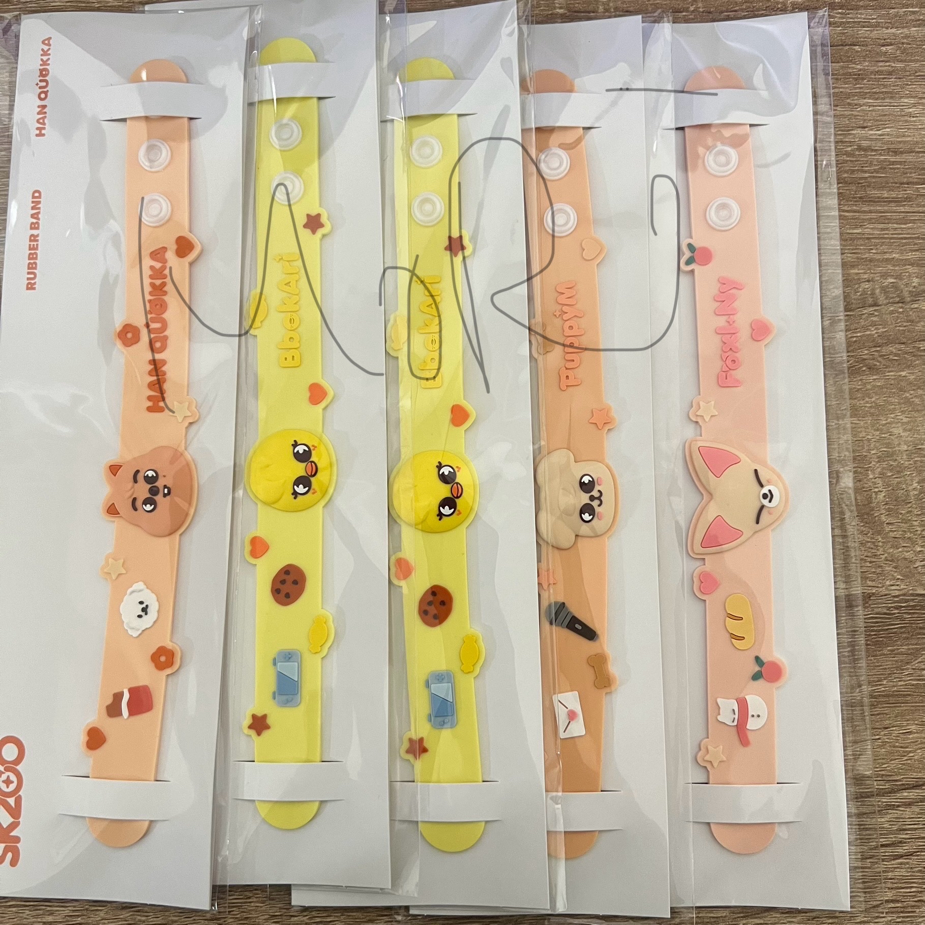 Stray kids 韓國 Dominate 周邊 橡膠手環 Rubber band 玟寅