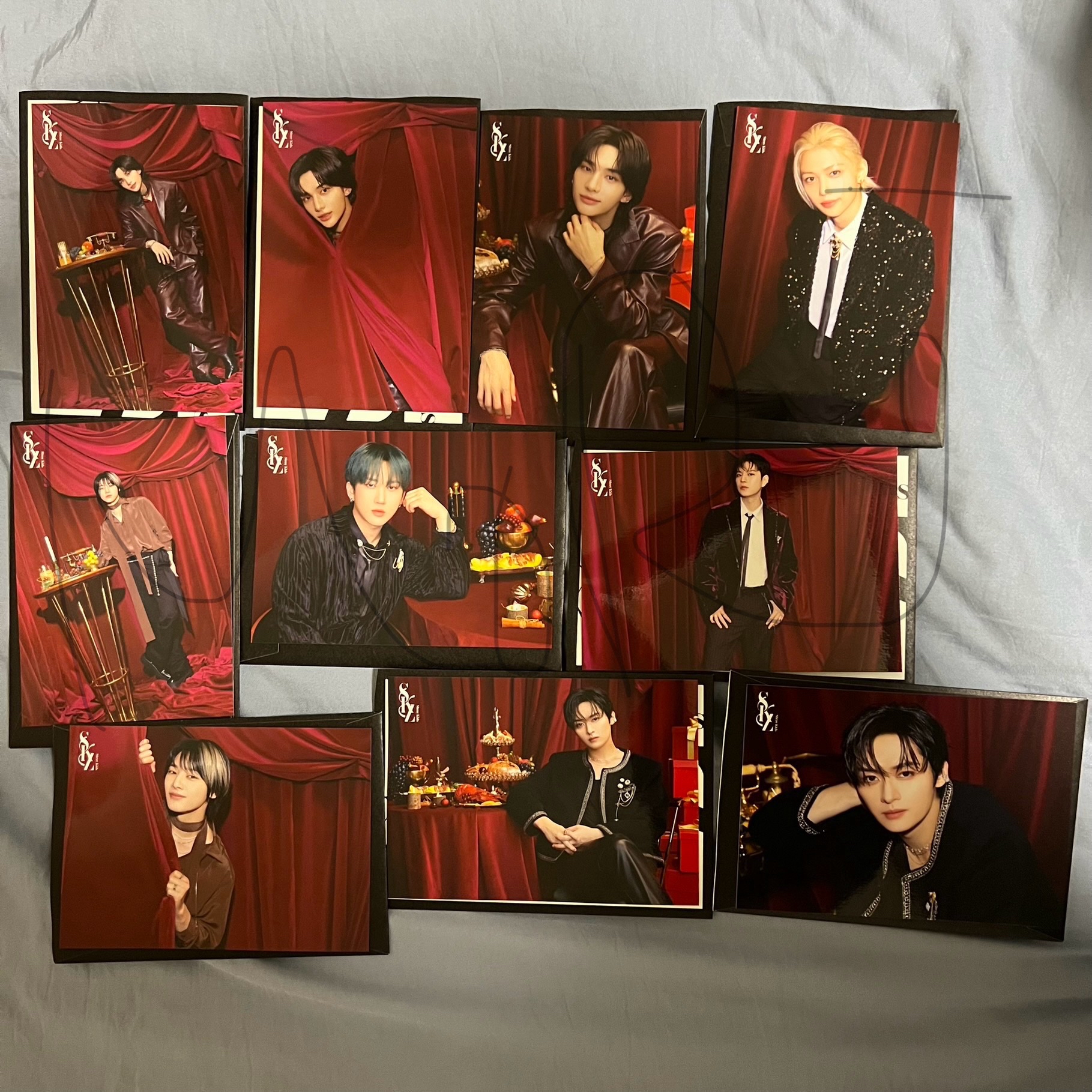 Stray kids 日本 Xmas pop up 快閃店 周邊 隨機大卡 2024