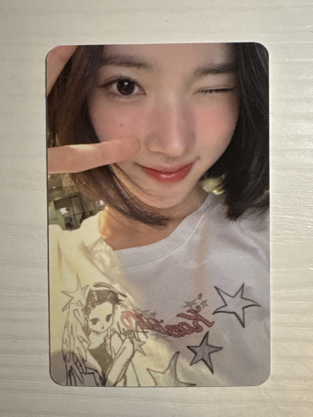 hearts2hearts jiwoo sr簽售卡