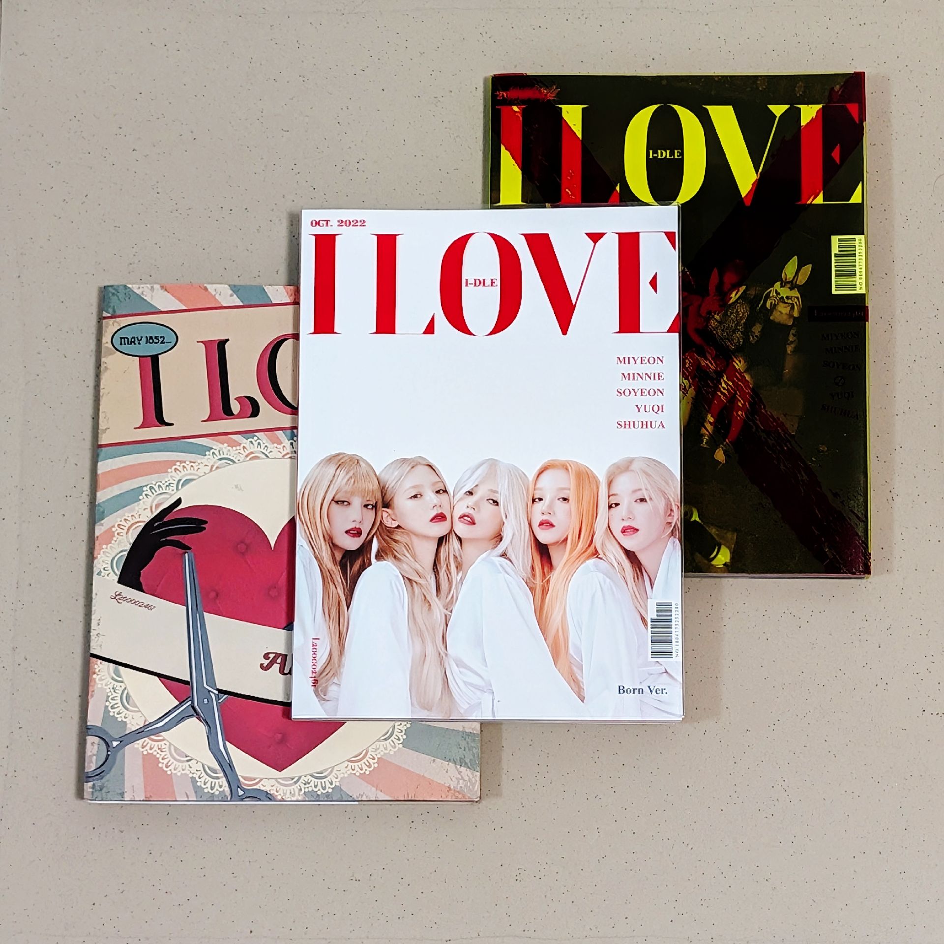 I LOVE 一套三張 近全新