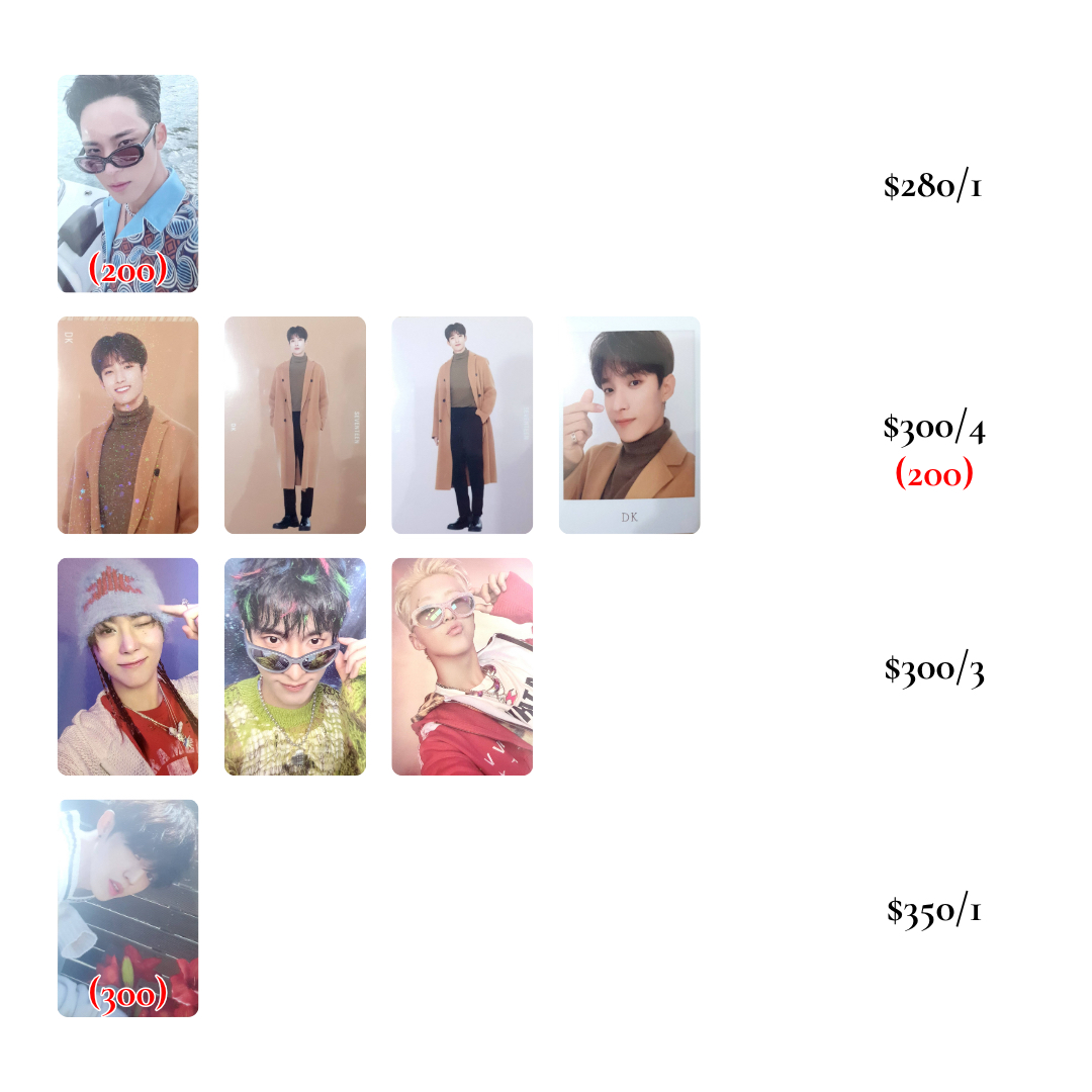 精選專 感謝祭 特典卡 20’ 冬周 隨機卡 卡包卡 BSS<TELEPARTY> wvs 預售 特典卡 正二 專輯卡