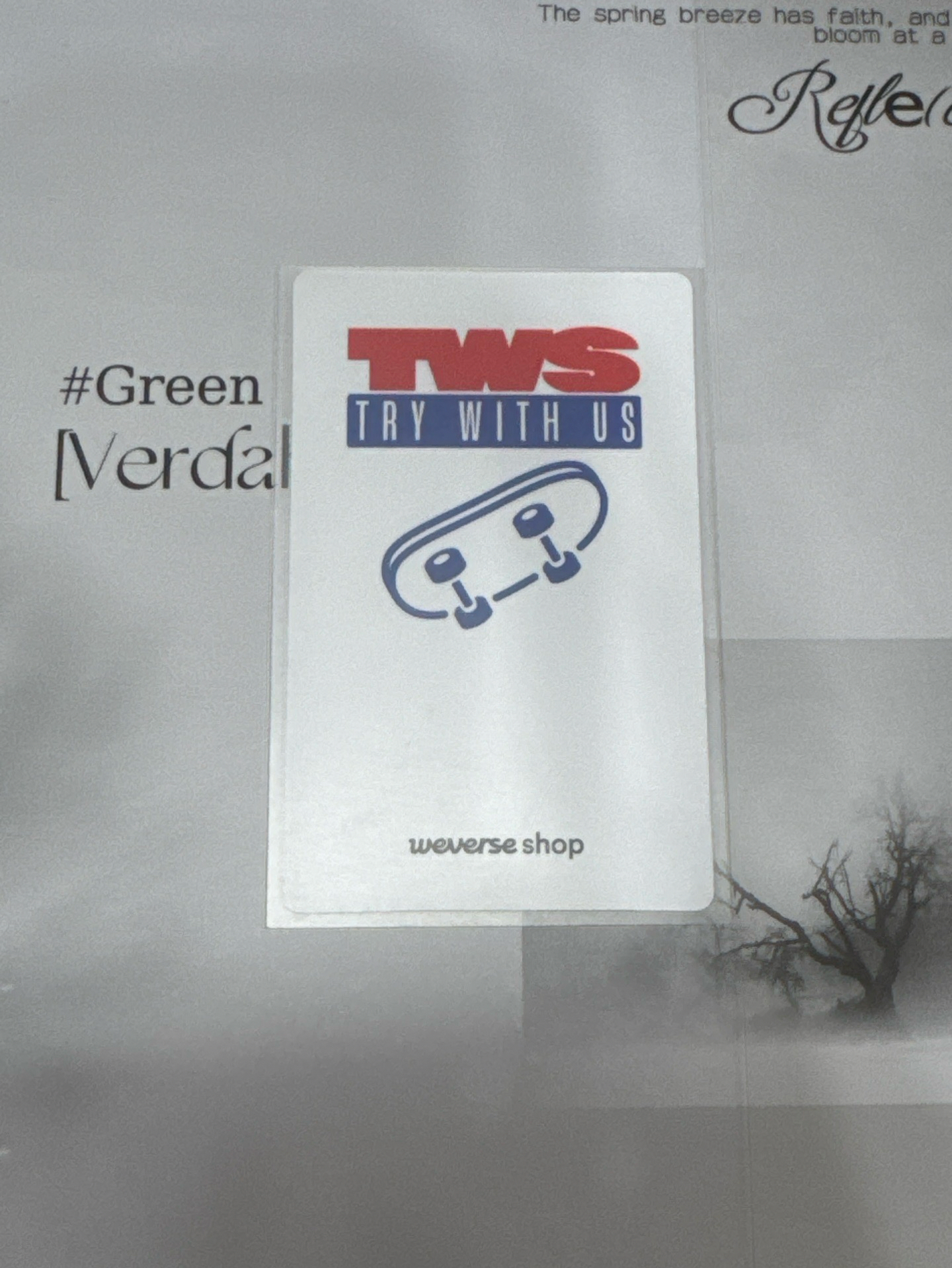 TRY WITH US wvs單封特典卡-英宰