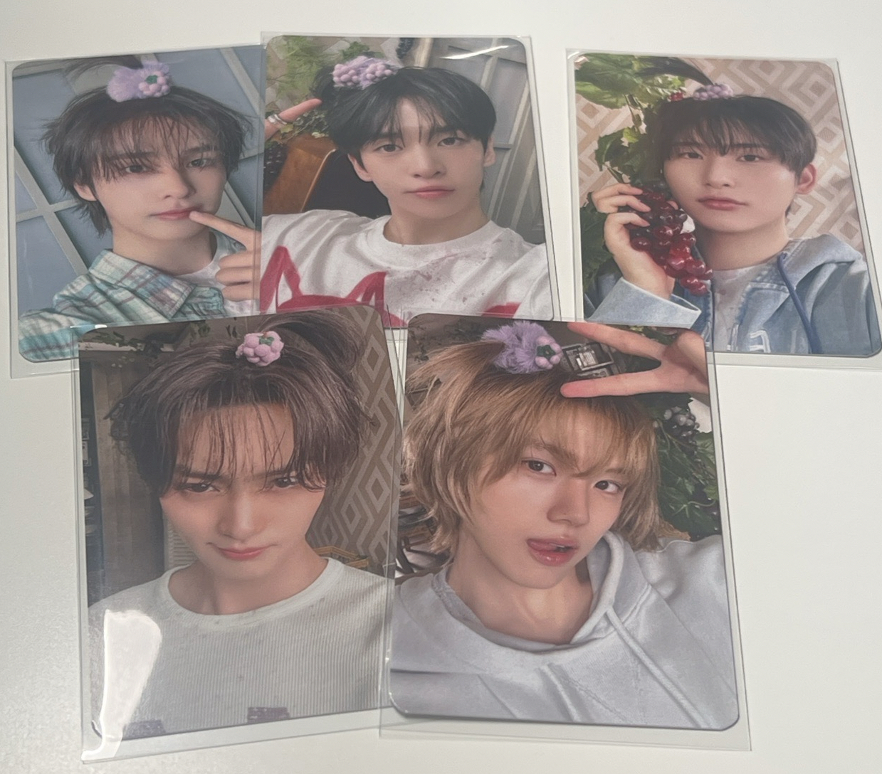 🍇🍇🍇髮圈 色調很亮實體非常可愛強烈推薦