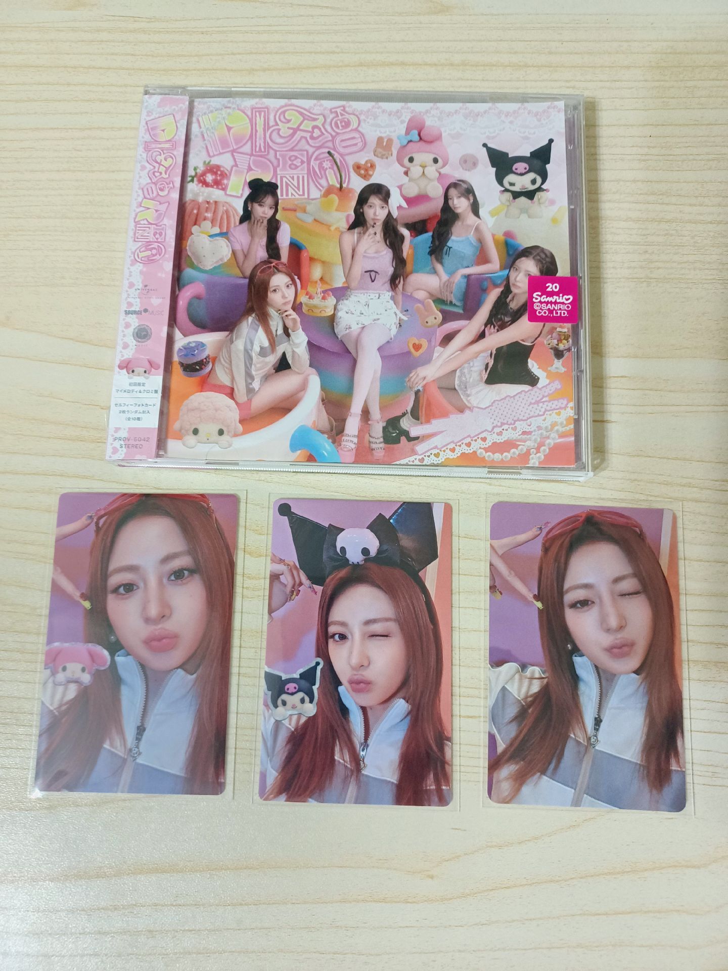 LE SSERAFIM DIFFERENT Kawaii 聯名美樂蒂庫洛米日專 許允真