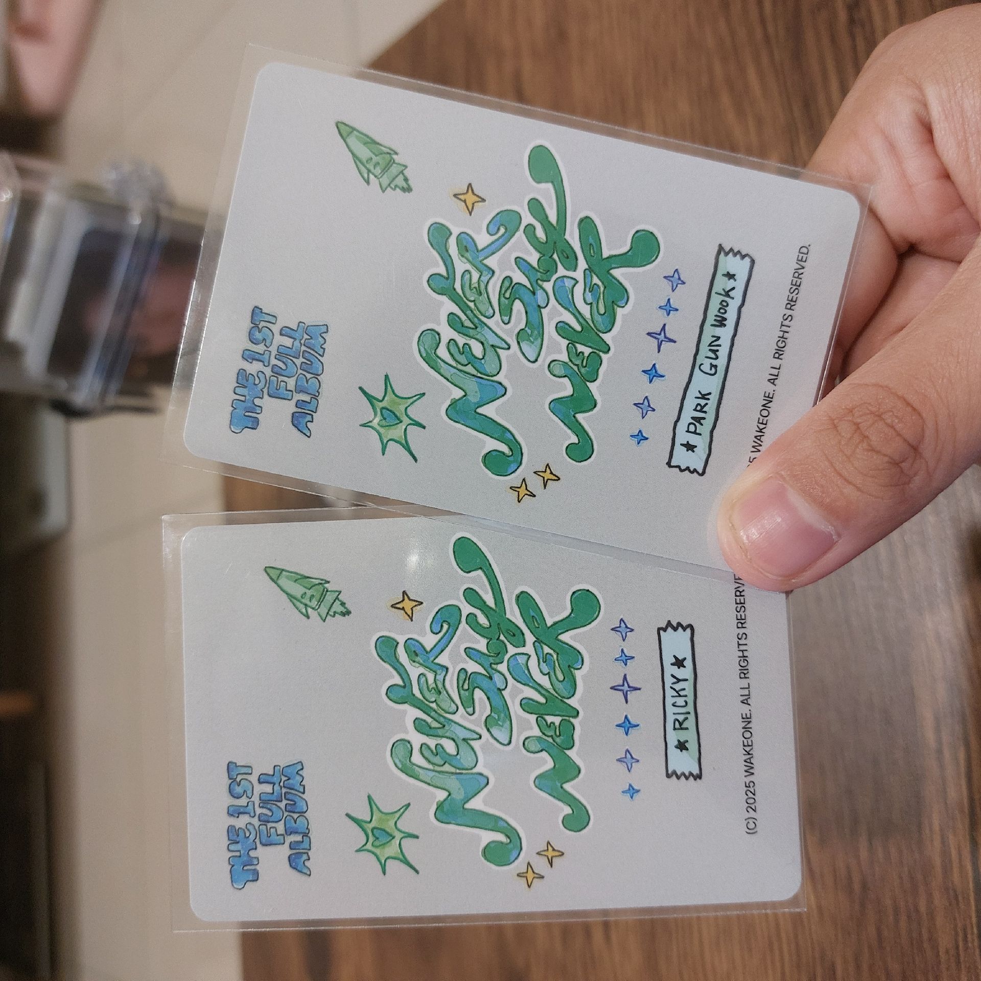 ZB1 NEVER SAY NEVER PVC POUCH PHOTO 鋭/旭