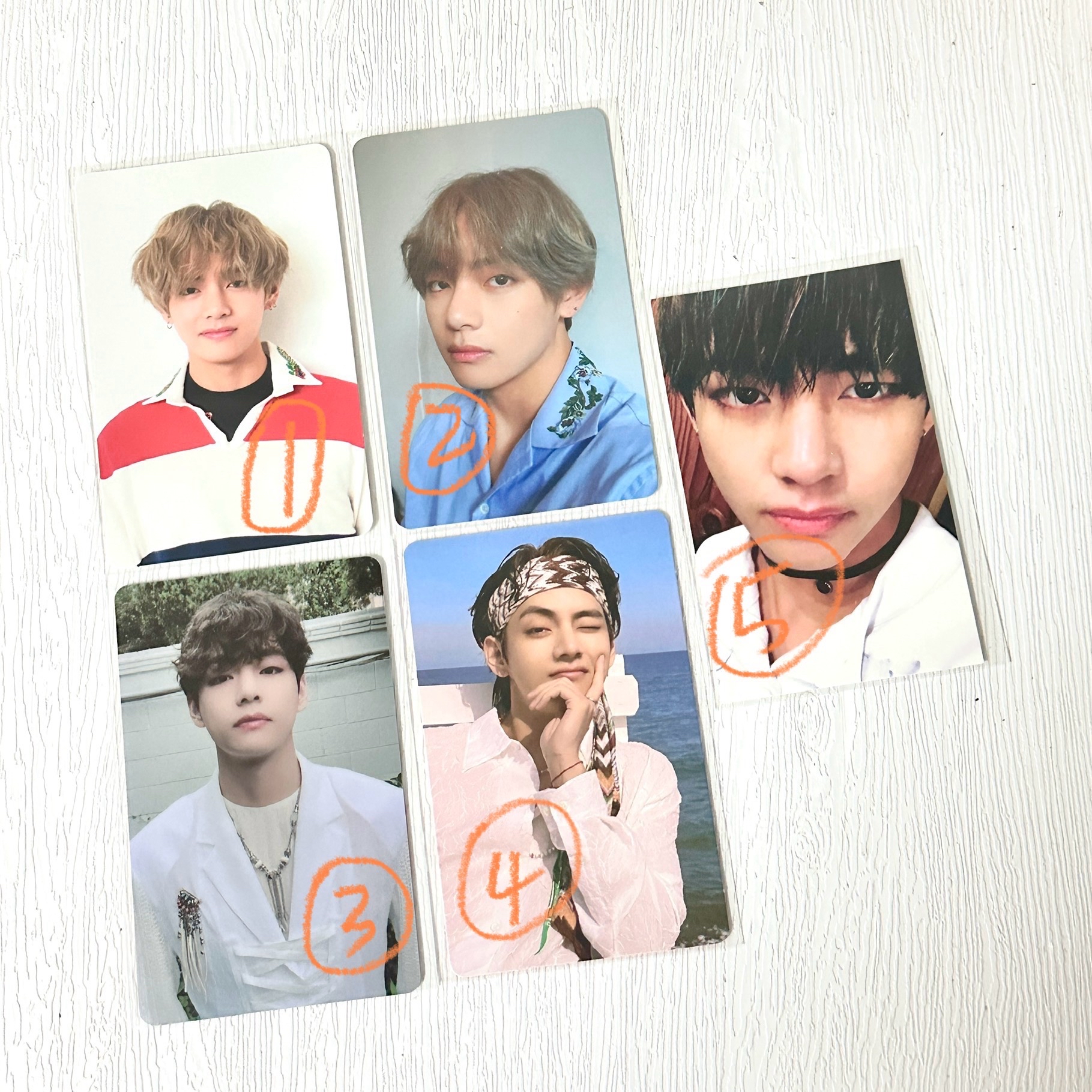 BTS V金泰亨 Butter.花樣年華.Love yourself 專卡/特典卡