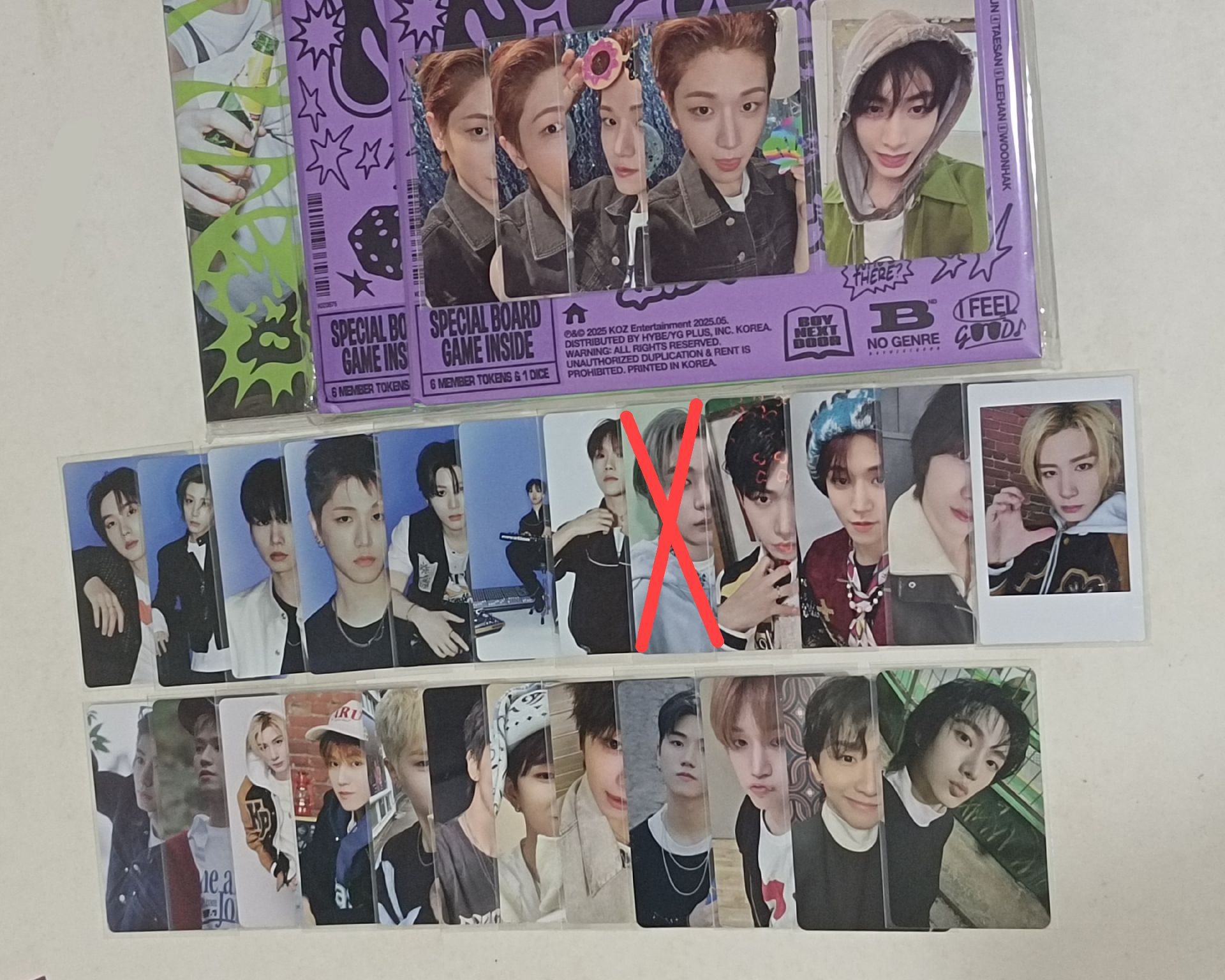 《整圖出》BND 吐舌4 2生日小卡組 小卡 空專