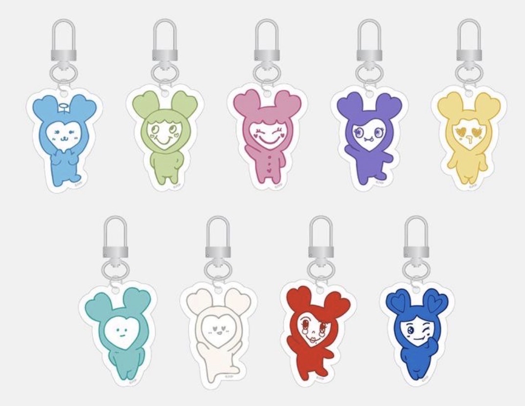 SECRET ACRYLIC KEYRING