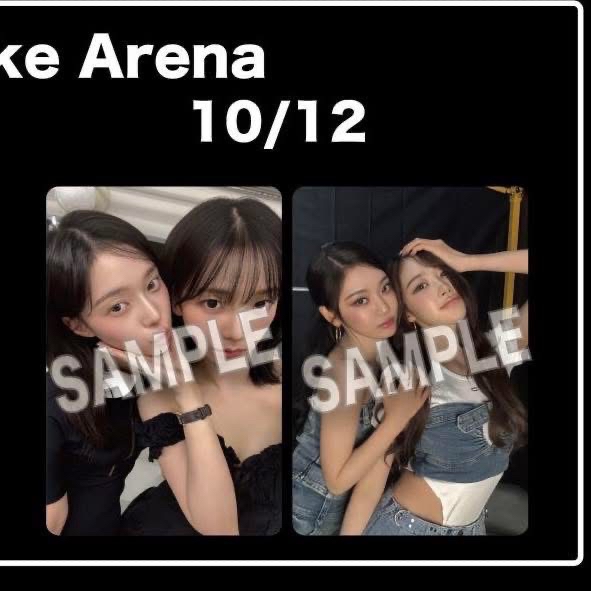 aespa 10/12日巡雙人卡