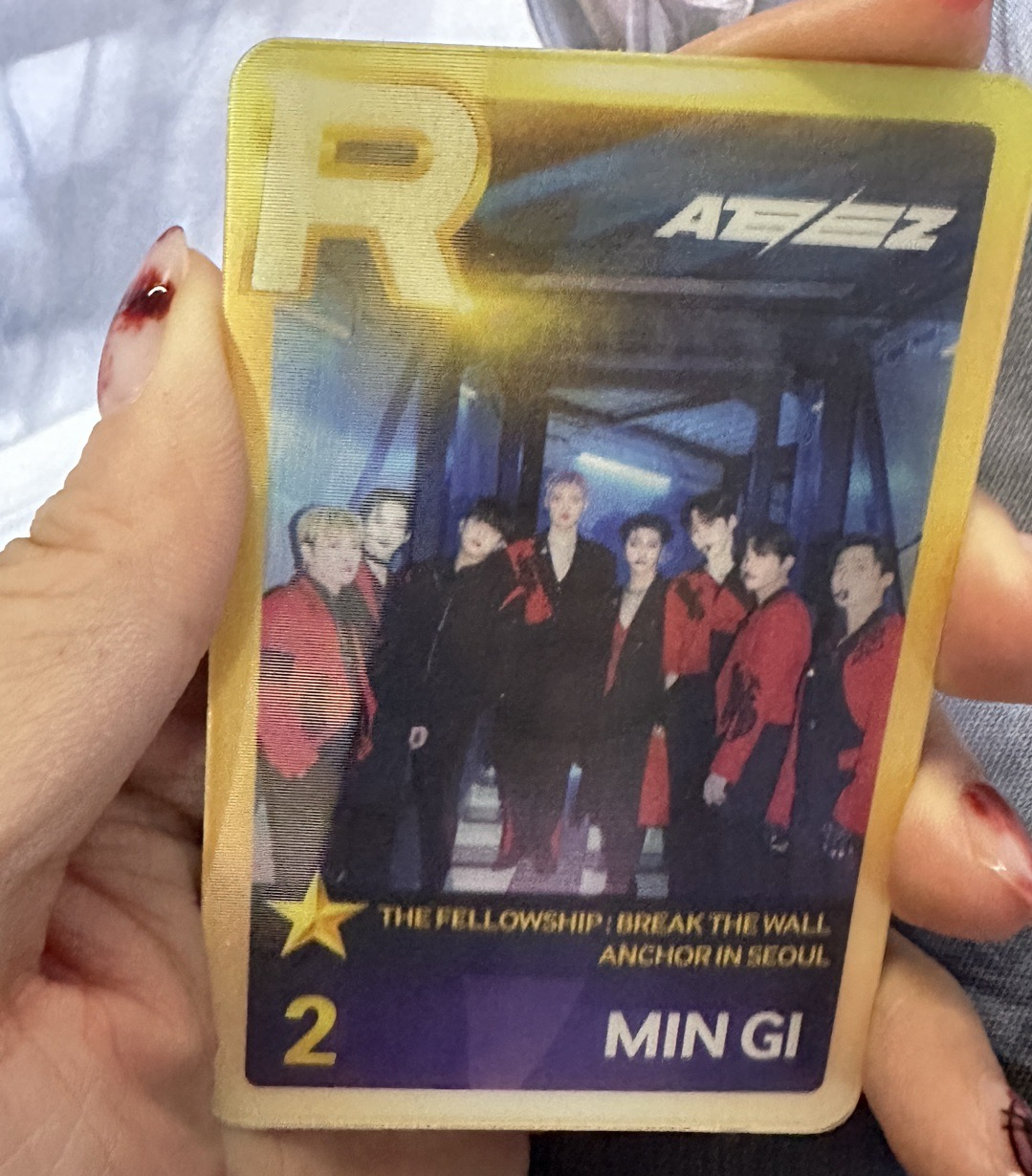 旼琦 THE FELLOWSHIP : BREAK THE WALL 安可場 SSA光柵卡